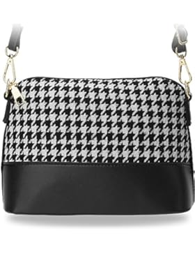 modische Damentasche zeitloses Design Hahnentritt-Muster