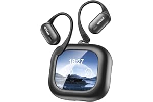 ‎RELXHOME Relxhome Kopfhörer Übersetzer, 134 Sprachen KI Kopfhörer mit Echtzeit Übersetzung mit App, 5 Übersetzungs Modi Open Ear Ohrhörer mit LCD-Touchscreen, Blueooth 5,4 für Reisen, Business und Studium