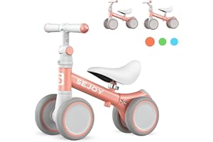 Sejoy bicicletta di equilibrio regolabile del bambino per i ragazzi ragazze 10-36 mesi Toddler Balance Bike,neonato bicicletta da passeggio,maniglia sedile regolabile,Toddler bicicletta di formazione