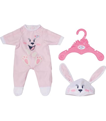 Zapf Creation Dolly Moda Strickstrampler Mit Mütze – Für Puppen 34-38 Cm, Mit Einhorn-Motiv