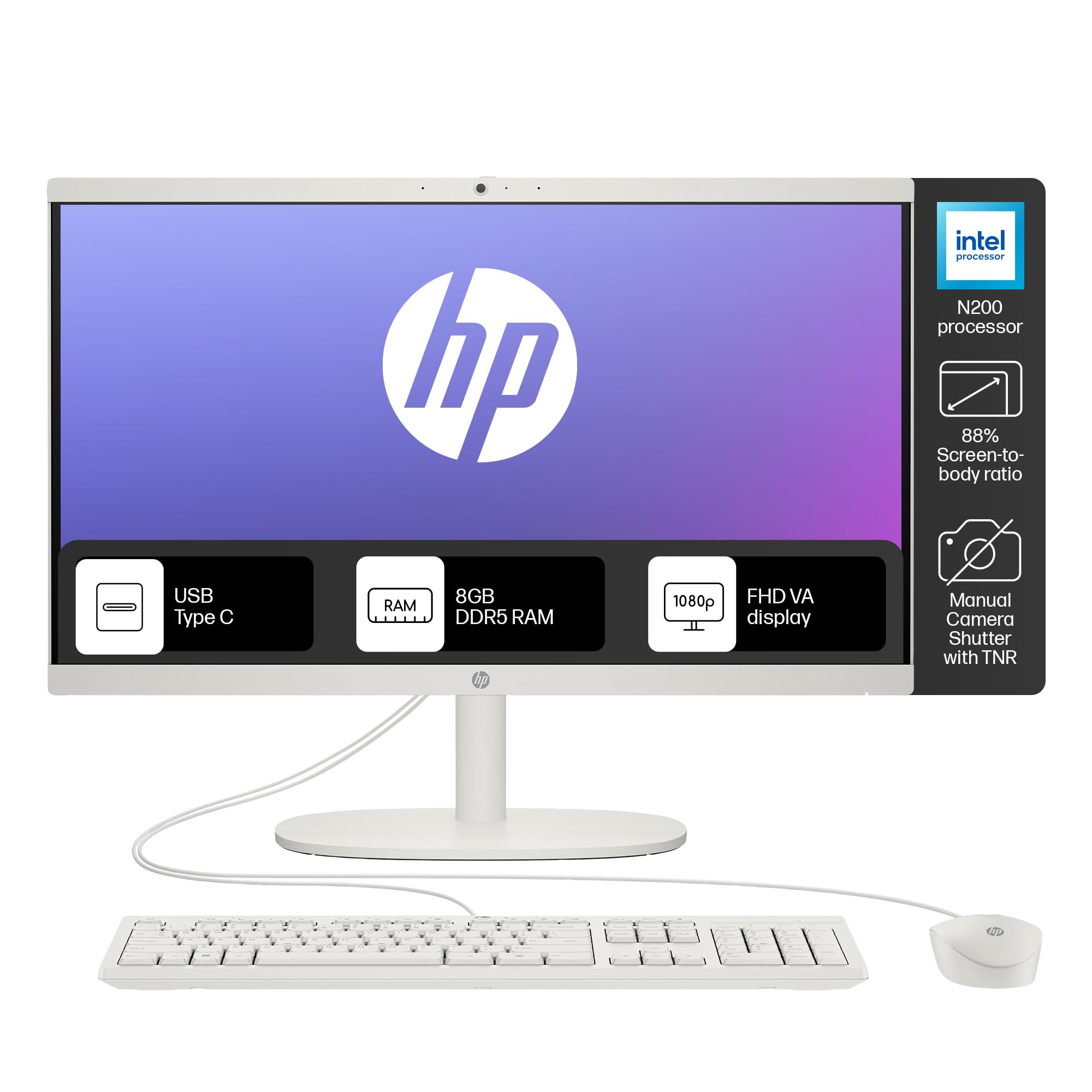 HP All-in-One Review: Powerful Intel N200 with FHD Display and Win 11