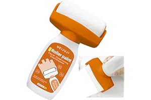 ALKNOT Wandfarbe weißer Roller, 500 g Wandreparaturrolle,Wandfarbe weißer Roller Wandreparaturpapierbürste mit Wandreparaturpaste Wandfarbe Ausbessern Weiß schmutziger Schuhdruck, Graffiti Wandkratzer usw