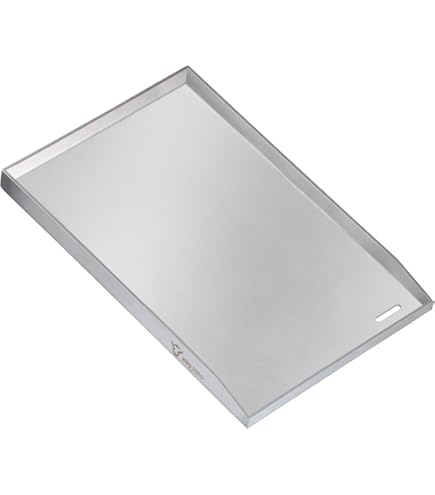 Piastra Grill Acciaio Inox 4mm - Plancha 45x34cm Per Napoleon E Rösle