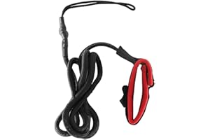 JINGAN Confortable et non retenu, pagaie avec planche surf, sangle cheville pour planche réglable, jambe avec laisse SUP, sécurité pour le surf