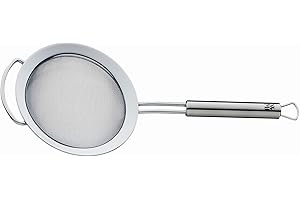 WMF Profi Plus sitko kuchenne 12 cm, z siatką drucianą, stal nierdzewna Cromargan częściowo matowana, nadaje się do mycia w zmywarce