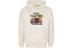 Foo Fighters Van Men Off Männer Kapuzenpullover beige Band-Merch, Bands