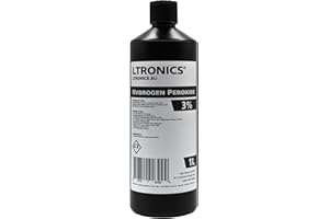 LTRONICS Hydrogen Peroxide Pure Premium Grade, 3% - 1L