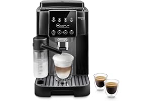 De'Longhi Magnifica Start ECAM222.60.BG Macchina da caffè Automatica, Chicchi Macinati al Momento, Caraffa MontaLatte Automatica per Cappuccini, 4 Bevande One Touch, Spegnimento Programmabile, Grigio