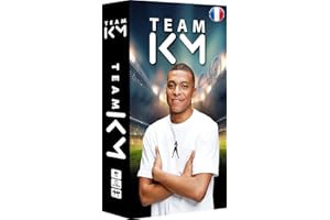 Asmodee – Team KM Be in The Game – Jeu de Cartes Football Kylian Mbappé – Jeu de Société Famille et Enfants dès 7 Ans – 2 à 6 Joueurs – Match de Foot Stratégique – 30 Min - Version Française