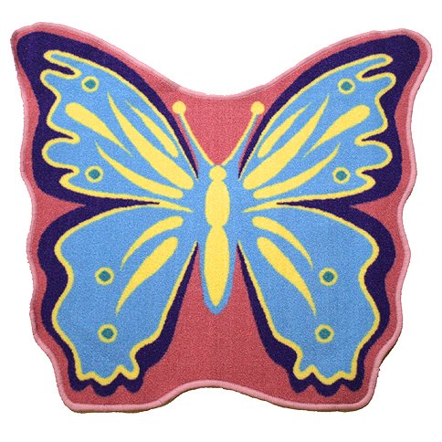 Butterfly Shaped Rug