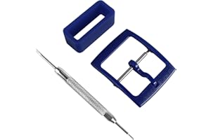 MYTIME Watch Straps Replacement Plastic Buckle and Silicone Loops for Swatch- Choice of Colors & Widths