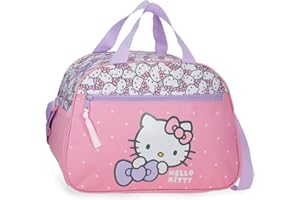 Hello Kitty My Favourite Bow Bolsa de Viaje Rosa 40x28x22 cms Poliéster 24,64L