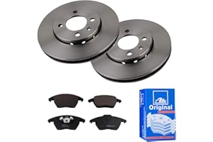 ATE BUNDLE 2 Bremsscheiben + Bremsbelagsatz ATE 3er Set Belüftet Ø256 mm Vorne Bremsenset