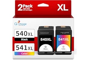 Q-IMAGE 540XL 541XL Cartouches d'encre compatibles avec Canon PG-540XL CL-541XL Multipack pour 540 541 Cartouches d'encre pour Canon Pixma TS5150 MG3600 MG3650S MG3650 MG4250 MX475 TS5100 MG3150 MG3500 MG4200