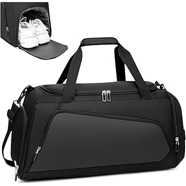NANAOUS Sac Pliable, Sac de Voyage, Sacs Cabine Légers, Adaptés pour Nuit, Vacances, la Gym, Week-Ends, Sorties, Salle De Sport (Bleu Foncé