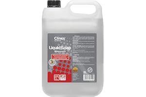 CLINEX NANOCHEM CLINEX mydło w płynie, 5 l, higieniczne, kanistry, mydło do napełniania, nadaje się do wszystkich dozowników mydła, łagodne mydło uzupełniające, płynne/przyjazne dla skóry