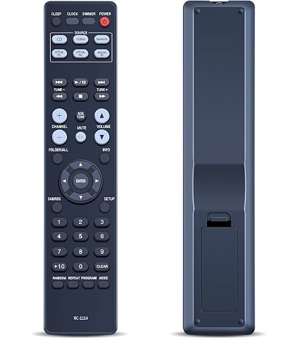 RC-1196 Remote Control for Denon AV Recever AVR-S500BT AVR-X510BT AVR