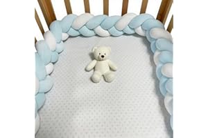 RZYW 100% Cotton Bed Set All Round Braided Protector for Room Decor Home, Bedroom Thick Soft Breathable Cushion Side Cushion Bed Guard Rail Surrounds Cushions,C14,150CM