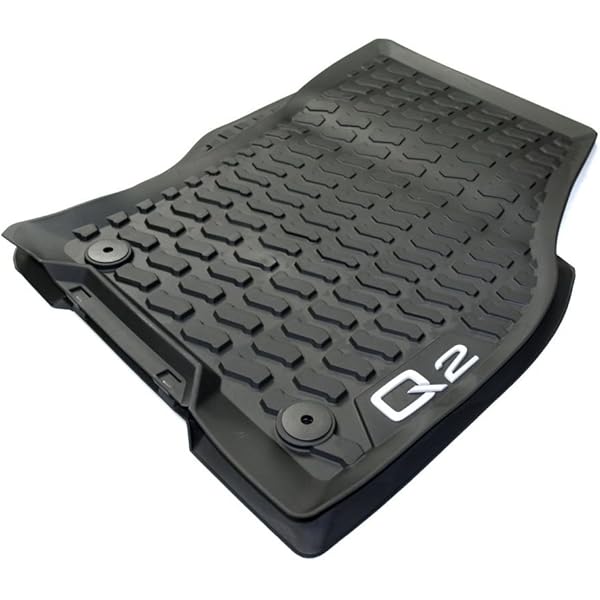 ELMASLINE Rubberen mattenset voor Audi Q2 bouwjaar 2016-2024 (GA) | Extra hoge rand | Accessoires 3D vloermatten ELMASLINE Rubberen mattenset voor Audi Q2 bouwjaar 2016-2024 (GA) | Extra hoge rand | Accessoires 3D vloermatten