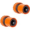 HOKIPO 3/4 Inch Plastic Garden Water Hose Quick Connector - Pack of 2 (AR-3712 * 2)