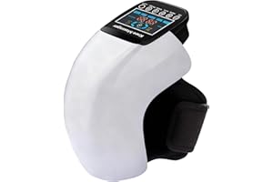 CISSIYOG Knee Massager with Heating Function & Air Compression 4-in-1 Knee Support for Pain Relief, Cordless with Vibration, Red Light and Timer, Rechargeable for Knees, Shoulders and Legs