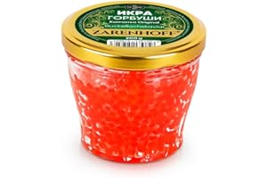 ‎ZARENHOFF Kaviar aus Buckellachs Gorbuscha aus Kamtschatka, 200 g Glas, Lachskaviar Roter Kaviar, икра Горбуши caviar