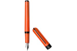 Pineider Metropolis pióro pióro stalowe pomarańczowe F