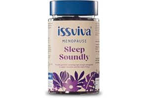 ISSVIVA MENOPAUSE Issviva Sleep Gummies – Natural Menopause Sleep Aid with Ashwagandha & Vitamin B6 | Vegan Apple Flavour | Helps You Fall Asleep, Relax & Regulate Hormones | Sugar-Free |