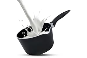 KITCHEN KING COOKWARE Kitchen King Milk Pan Saucepan Non Stick Saucepan, Sauce Pot for Gas and Electric Hobs Safe Cooking Multi Purpose pots Frying pan Cooking pan (Non Induction, 16cm)