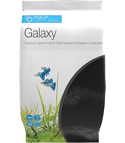WYSKONT Aquarium Sand Grind 20 kg - Fish Tank Natuurlijk Substraat en Decoratie - Natuurlijke Meststof voor Plantengroei - 100% Veilig voor Levende Organismen - Zwarte Korrel Maat 0.6-1.2mm