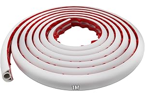 JAHOMFAI Passe Cable Sol 1M Goulotte Passe Cable Sol, Petit Canal de Cordons d'alimentation Flexible pour Le Bureau Protection des Fils Electriques et Prévention des Risques de Trébuchement