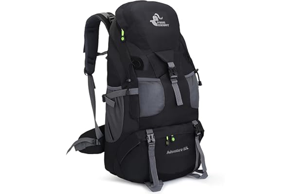 Bseash Sac à dos de randonnée léger et résistant à l'eau 50L, sac de jour pour le sport en plein air, sac de voyage pour l'escalade, le camping, le tourisme.