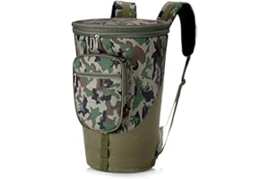 HOMDREAM Djembe Bag 10/12/13 '' African Drum Djembe Housse De Transport Sac Antichoc Étanche Sac À Dos,A-12inches