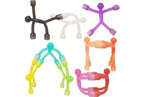 JRD&BS WINL 10 stycken magnetfigur, barnleksaker, miniman, magnet, leksak för barn, magnetleksaker, magneter för barn, 3-4, 5, 6 7 8, 9 år, kreativitet, lärande, leksak för jul (klassisk)