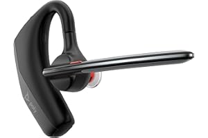 POLY Voyager Legend 30, Auricular Bluetooth con cancelación de Ruido, diseño ergonómico, Control por Voz, autonomía 10 Horas, Caja de Carga, Negro