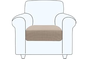TAOCOCO Copriseduta Divano Elasticizzato Alta qualità Protezione del Cuscino Sedile del Divano Lavabile (1 Posto, Cachi)