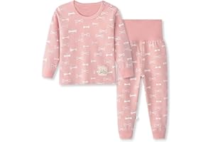 YANWANG 100% bawełna Baby Boys Girls Piżamy Zestaw z długim rękawem Bielizna nocna