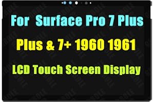 GBOLE Bildschirm Ersatz für Microsoft Surface Pro 7 Plus & 7+ 1960 1961 LCD Touchscreen Display Digitizer Montage Reparatur Ersatzteile (nicht für Surface Pro 7)