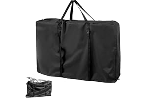 BONJUME Sac de transport pour fauteuil roulant 600D - 110 x 74 x 28 cm - Grand sac de transport pour déambulateur et chaises de transport - Sac de snowboard
