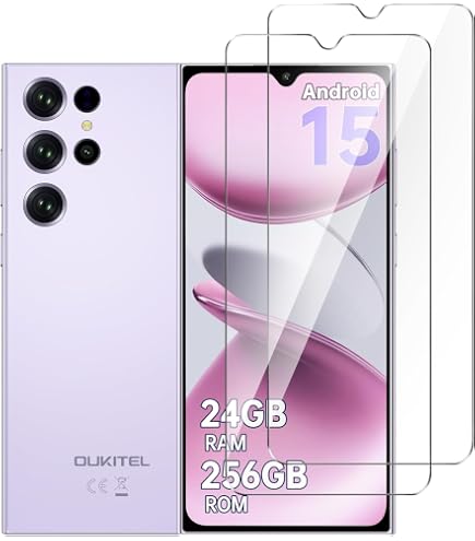 Verre Trempé Oukitel C62/C62 Pro - 3 Pièces, 9H Anti-rayures, 0.3mm, Facile à Poser Sans Bulles