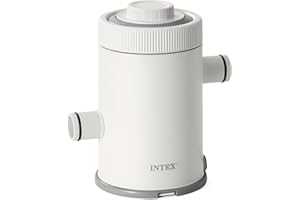 Intex Depuradora cartucho C330, Filtración 1.250 l/h, Cartucho tipo H, Compatible con piscinas hasta 7.900 L, Tecnología Hydro Aeration, Fácil instalación (55274)