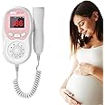 BPL Medical Technologies FD-03 Fetal Doppler Smart Noise Reduction & Heartbeat Detection Machine with in-Built Speaker for Home and Clinic Use - Pink & White