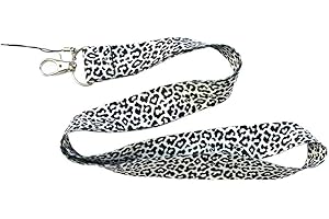 BYFRI Leopardo Clave Lanyard Guepardo Distintivo Identificativo De Los Titulares De Teléfonos Correas del Cuello con Llavero