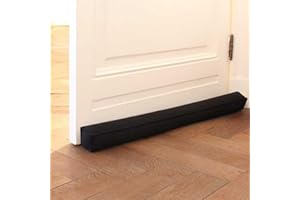 RORI Boudin de Porte magnétique pour Porte 80 cm - Boudin de Porte Protection - Joint de Sol de Porte Noir - Butée de Traction Contre Le Bruit - Boudin de Porte carré - Différentes Tailles et Couleurs
