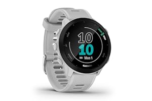 Garmin Forerunner 55 GPS Running Watch with 1.04-Inch Always-On Colour Display, Daily Training Recommendations, Run Time Fore