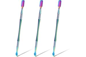 Gosknor 3 Pz Strumento per Grattare i Biglietti Della Lotteria, Raschietto per Etichette per Biglietti Gratta e Vinci Della Lotteria (Testa a Doppia Spinta con Perline di Vetro)