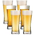 Spaces Inside Ocean Metropolitan 400 ml Soda Lime Clear Glass Set of 6 | Used for Serving Water, Cold Drinks, Juice, Cocktail, Beer | Ideal for Home, Party, Restaurant | Gift for Special Occasion