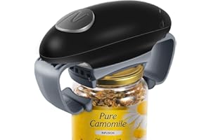 ÖRRNVTE Dosenöffner Elektrisch Mit Höherem Drehmoment und Einer Berührung, Elektrischer Dosenöffner Flaschenöffner Für Senioren und Arthritis-Patienten