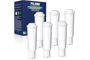 Filswa Filtre à eau pour machine à café compatible avec les cartouches filtrantes F088/F088/EA829S, 192830 Pro, pour cartouches de machine à café TCA6041/TCA6709/B20-TCA6001/CM200110, certifiées par