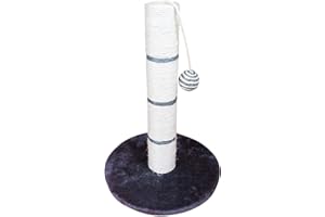AAD 40cm Cat Scratch Post - Durable and Sturdy for Clawing and Scratching Fun - Perfect for Cats 30.05x9x40 cm | Round Base